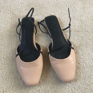 ASOS Leather Ballerina Flats